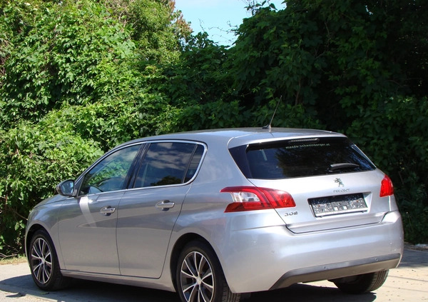 Peugeot 308 cena 29900 przebieg: 146055, rok produkcji 2014 z Piastów małe 232